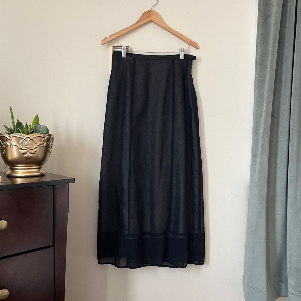 Eddie Bauer Black Maxi Skirt